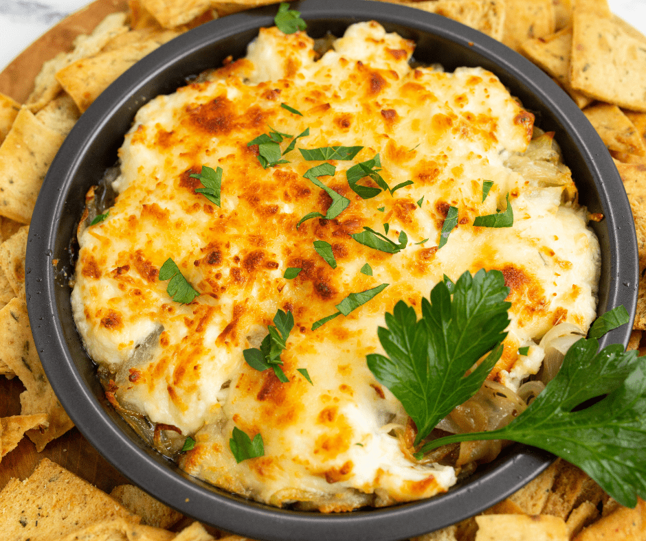 Air Fryer French Onion Dip - Fork To Spoon