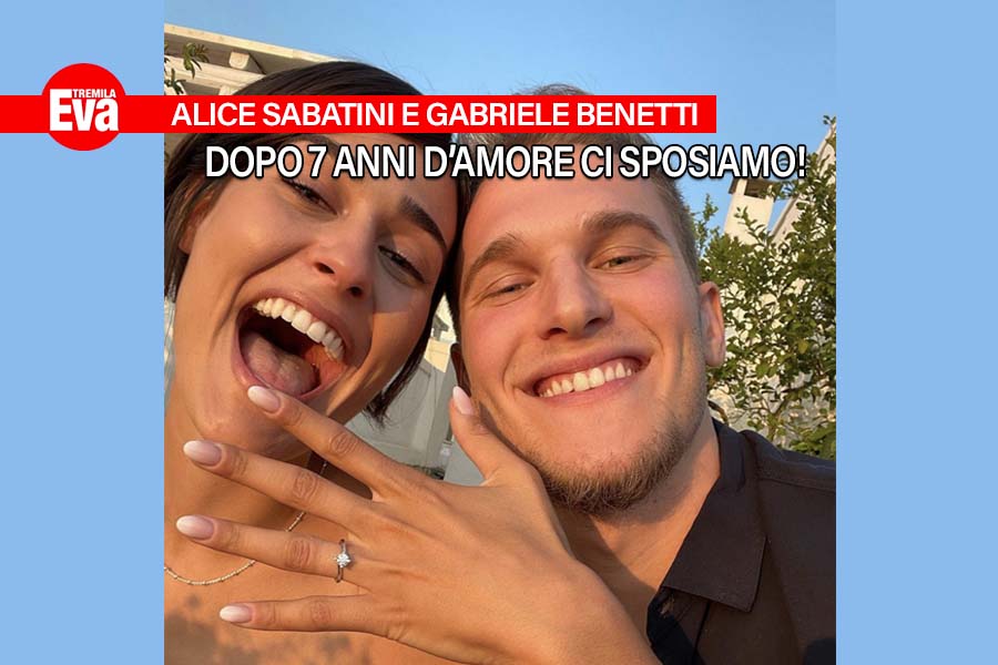 L'ex miss Italia Alice Sabatini il 22 giugno sposa Benetti