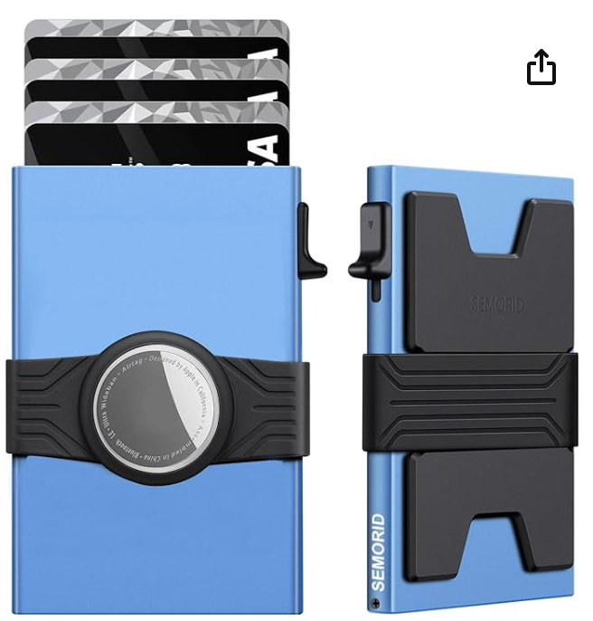 $4.99  MINILIST METAL POP UP WALLET WITH AIRTAG HOLDER  (price drops at checkout)