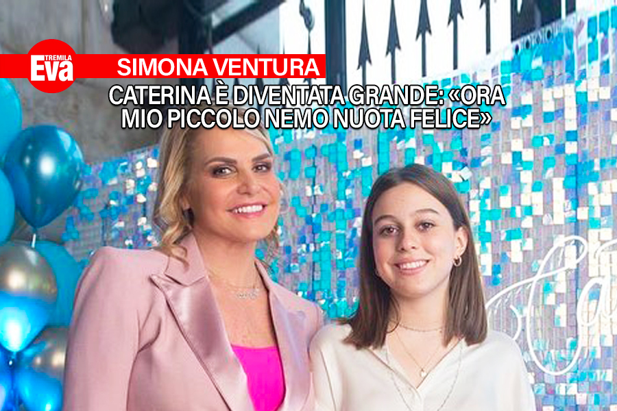 La dolce dedica di mamma Simona Ventura alla figlia Caterina