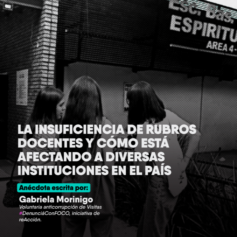 La insuficiencia de rubros docentes y c&oacute;mo est&aacute; afectando a diversas instituciones en el pa&iacute;s