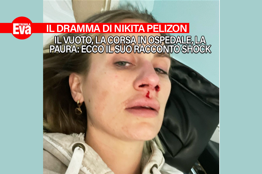 Il dramma di Nikita Pelizon: corsa in ospedale e tanta paura