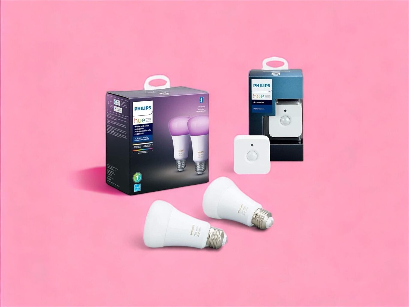 Elevate Your Home Lighting Game with the Philips Hue Motion Sensor & LED Smart Bulbs