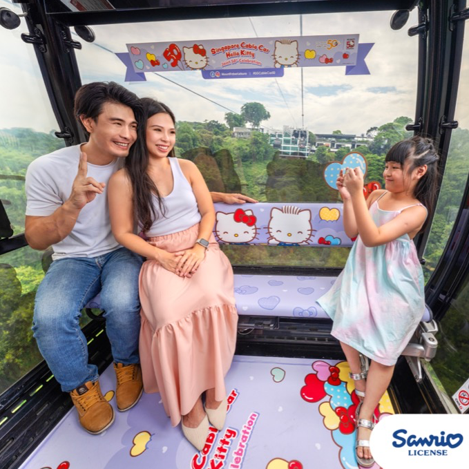 Singapore Cable Car x Hello Kitty