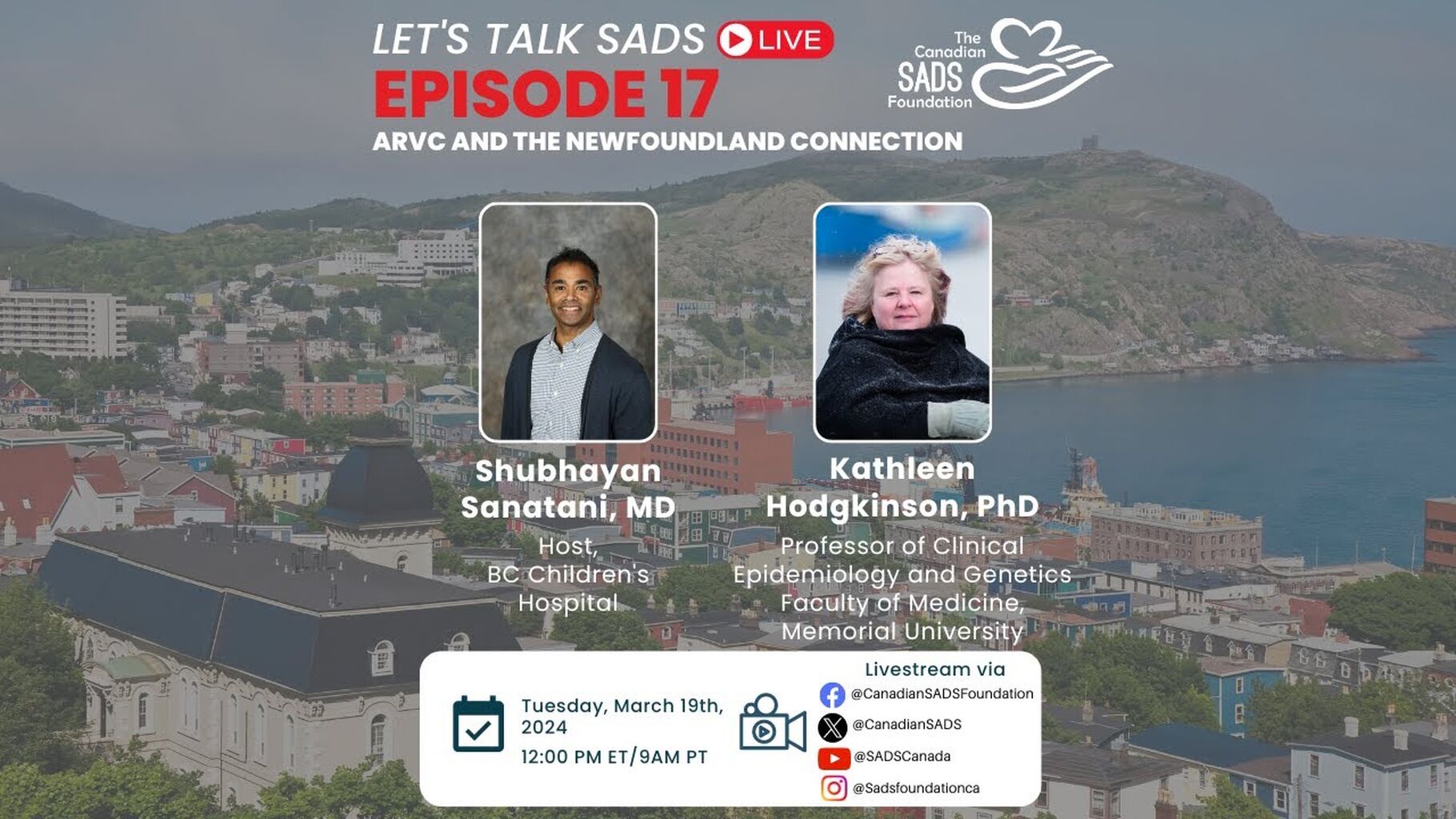 LTSL EP 17 - ARVC and the Newfoundland Connection