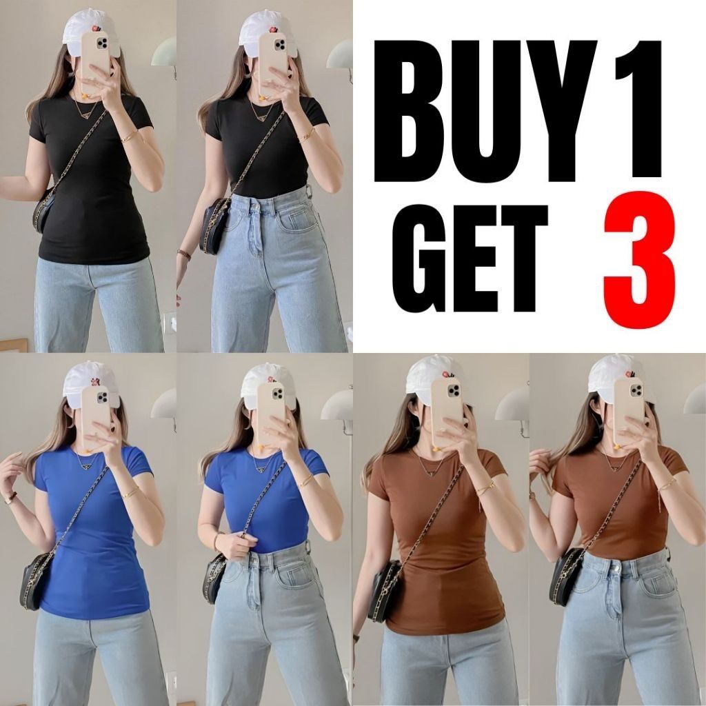 Double Lining Plain T-shirts