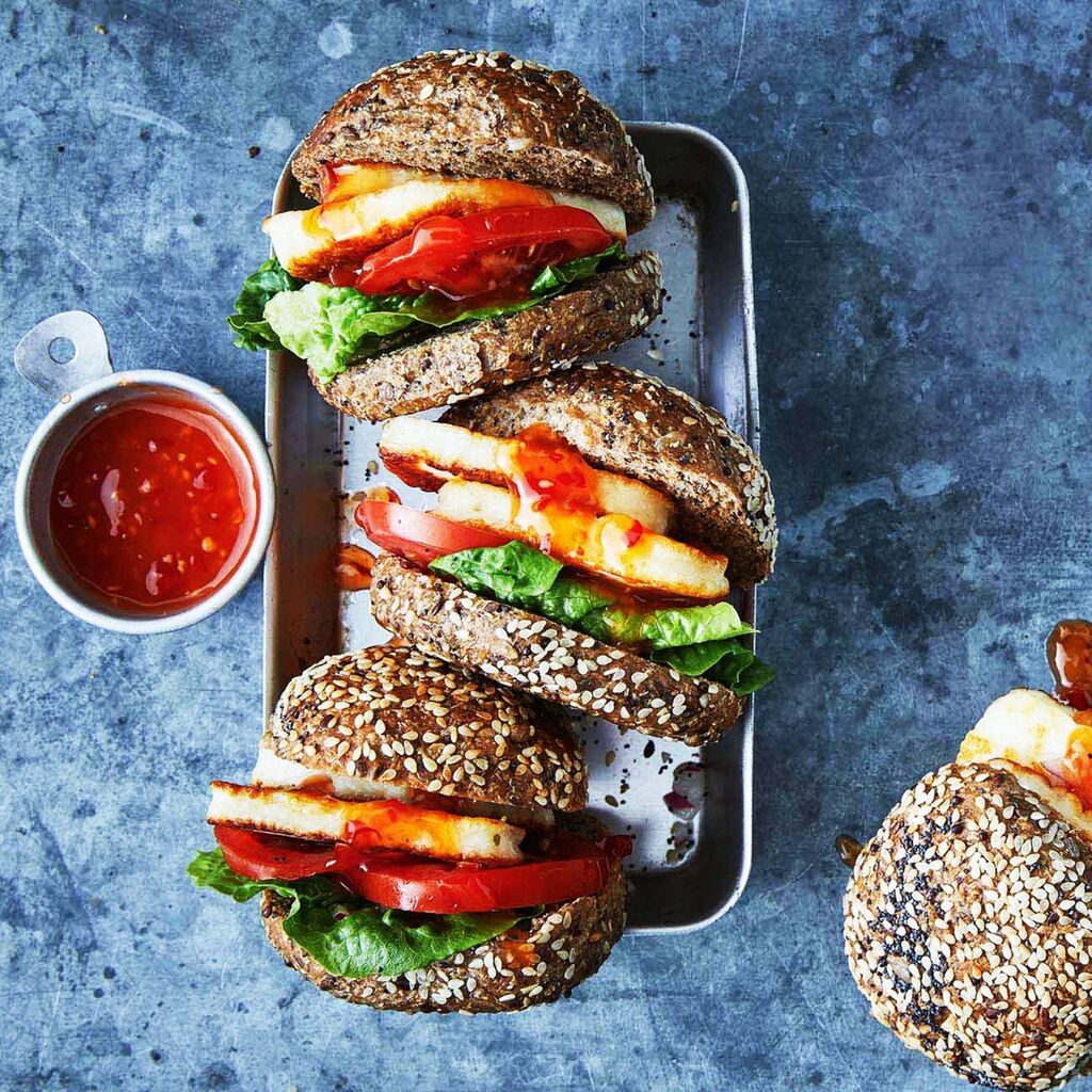 Easy Haloumi Burgers