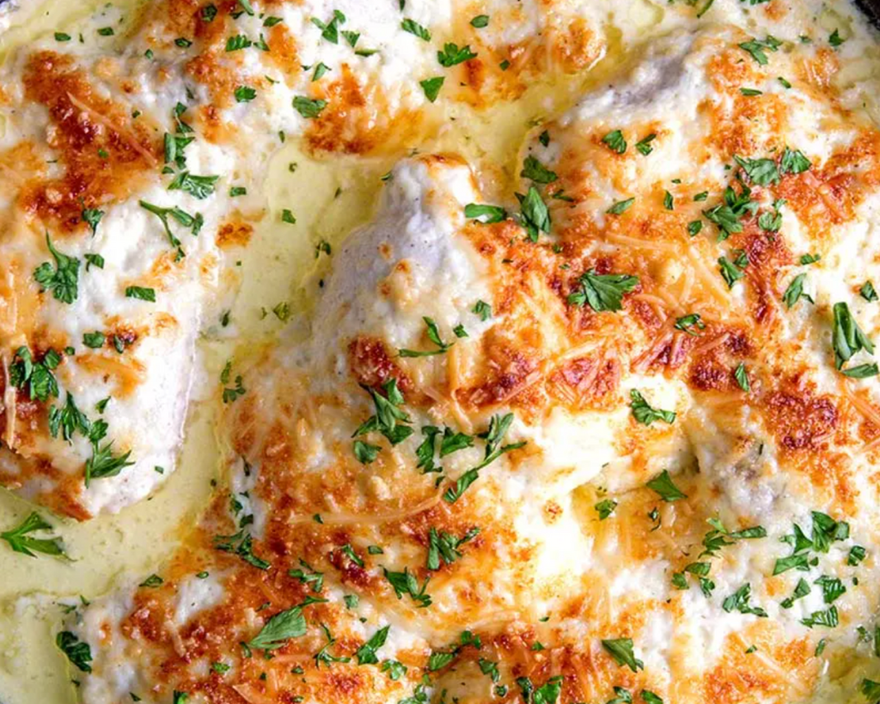 Baked Caesar Chicken