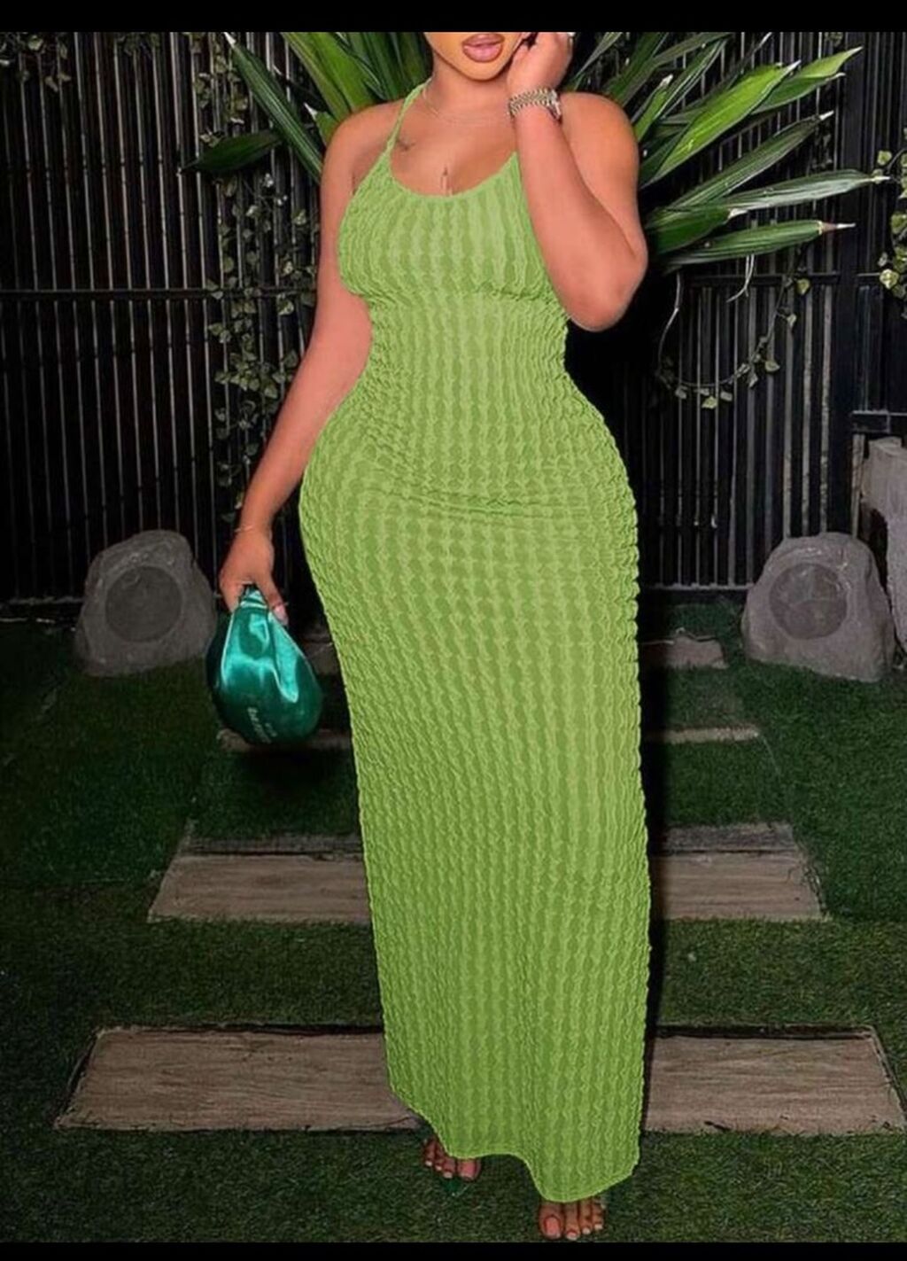Criss Cross backless Dress 