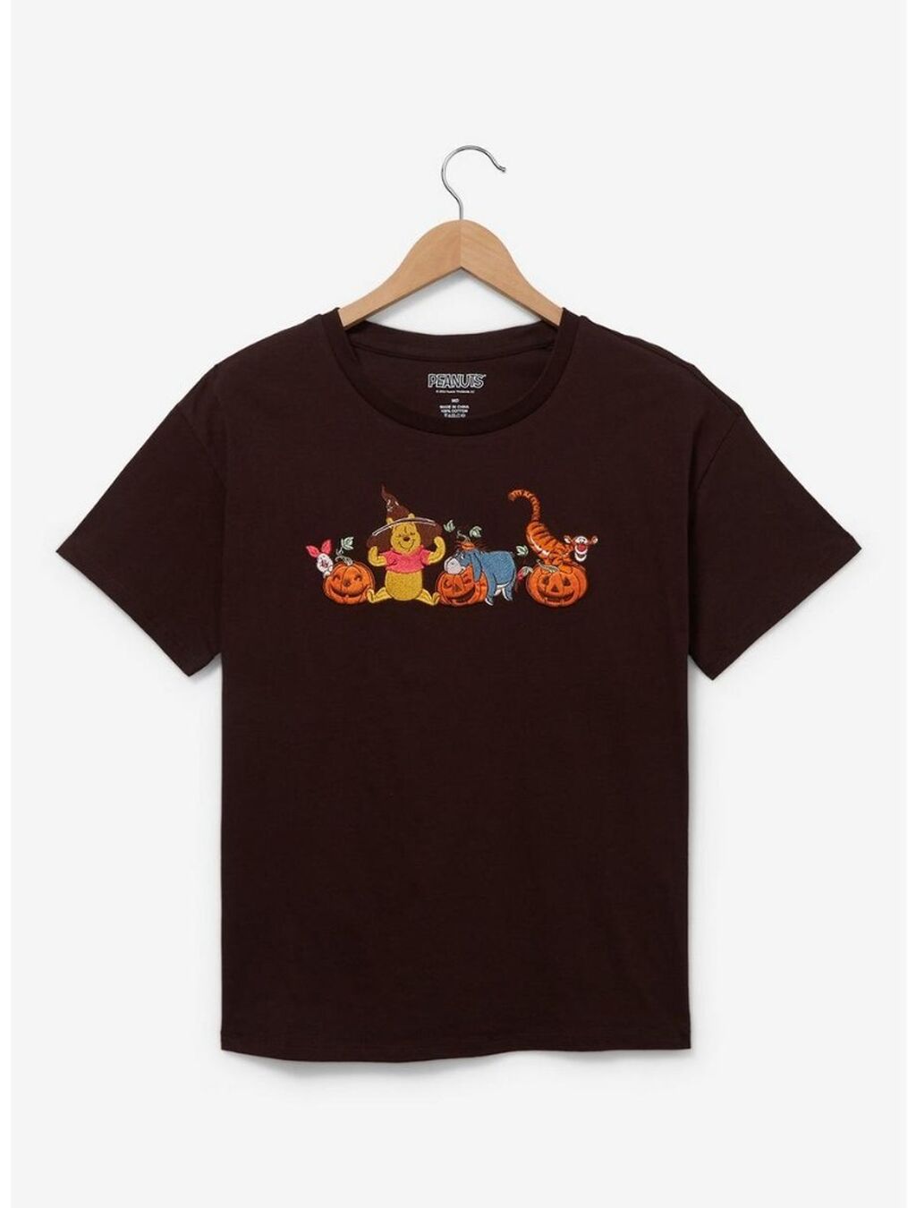 Winnie the Pooh Halloween Embroidered Shirt