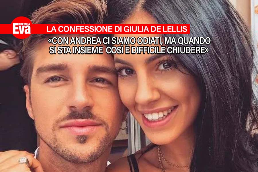 Giulia De Lellis su Andrea Damante: &laquo;&egrave; difficile chiudere&raquo;