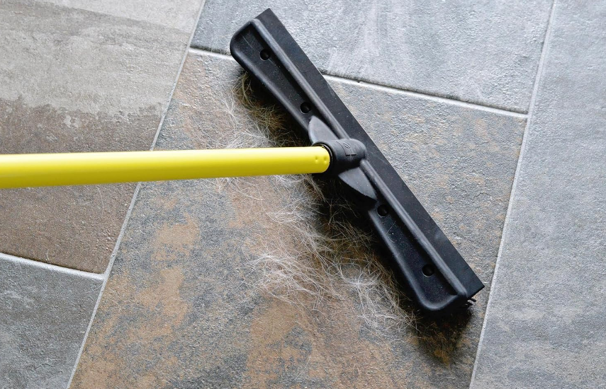 FURemover Broom SW-250I-AMZ-6, Pet Hair Removal Tool with Squeegee
