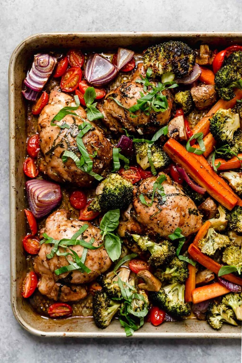 Sheet Pan Balsamic Chicken