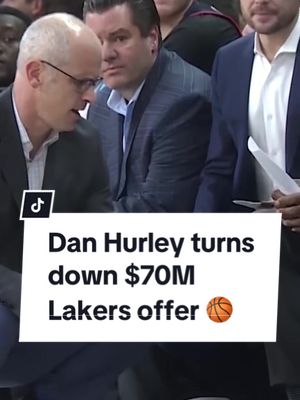 UConn&rsquo;s Dan Hurley turns down Lakers offer