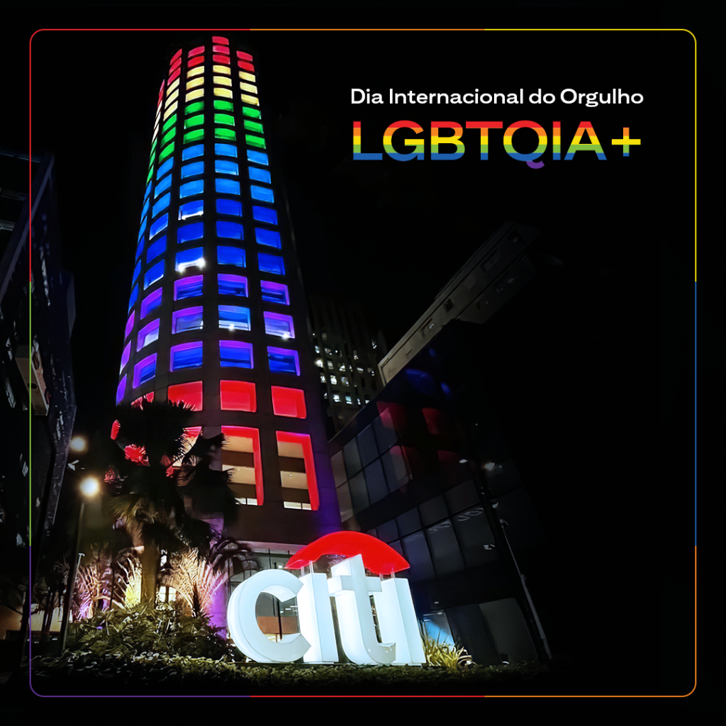 O compromisso do Citi com a diversidade vai al&eacute;m do Dia do Orgulho LGBTQIA+. Por isso, promovemos um ambiente inclusivo onde os funcion&aacute;rios possam trazer suas verdadeiras identidades para o trabalho