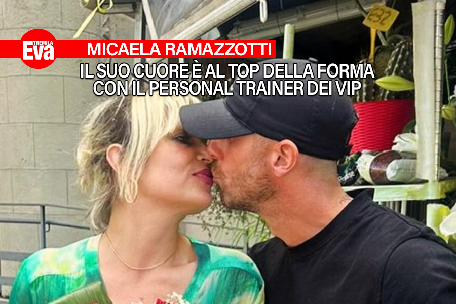 Micaela Ramazzotti senza segreti con il suo personal trainer