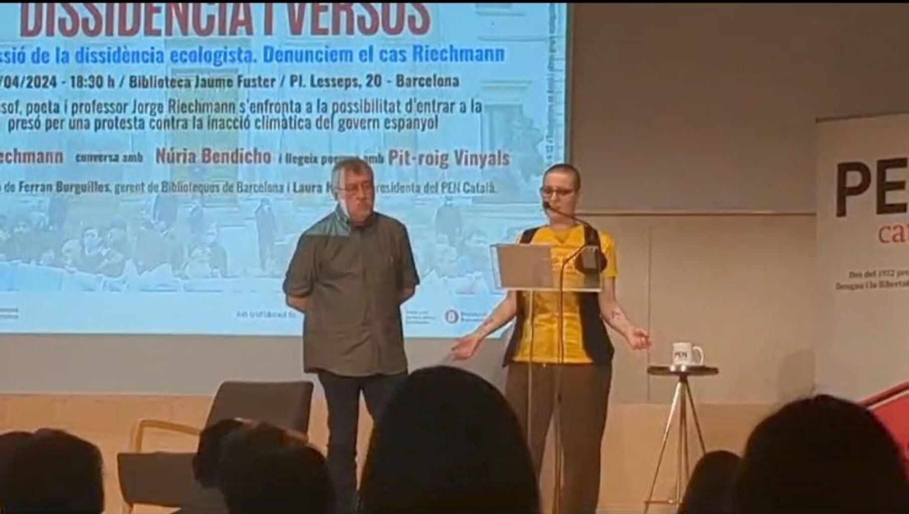 Contra l'emerg&egrave;ncia clim&agrave;tica. Acte Dissid&egrave;ncia i Versos amb el PEN Catal&agrave; (2024)