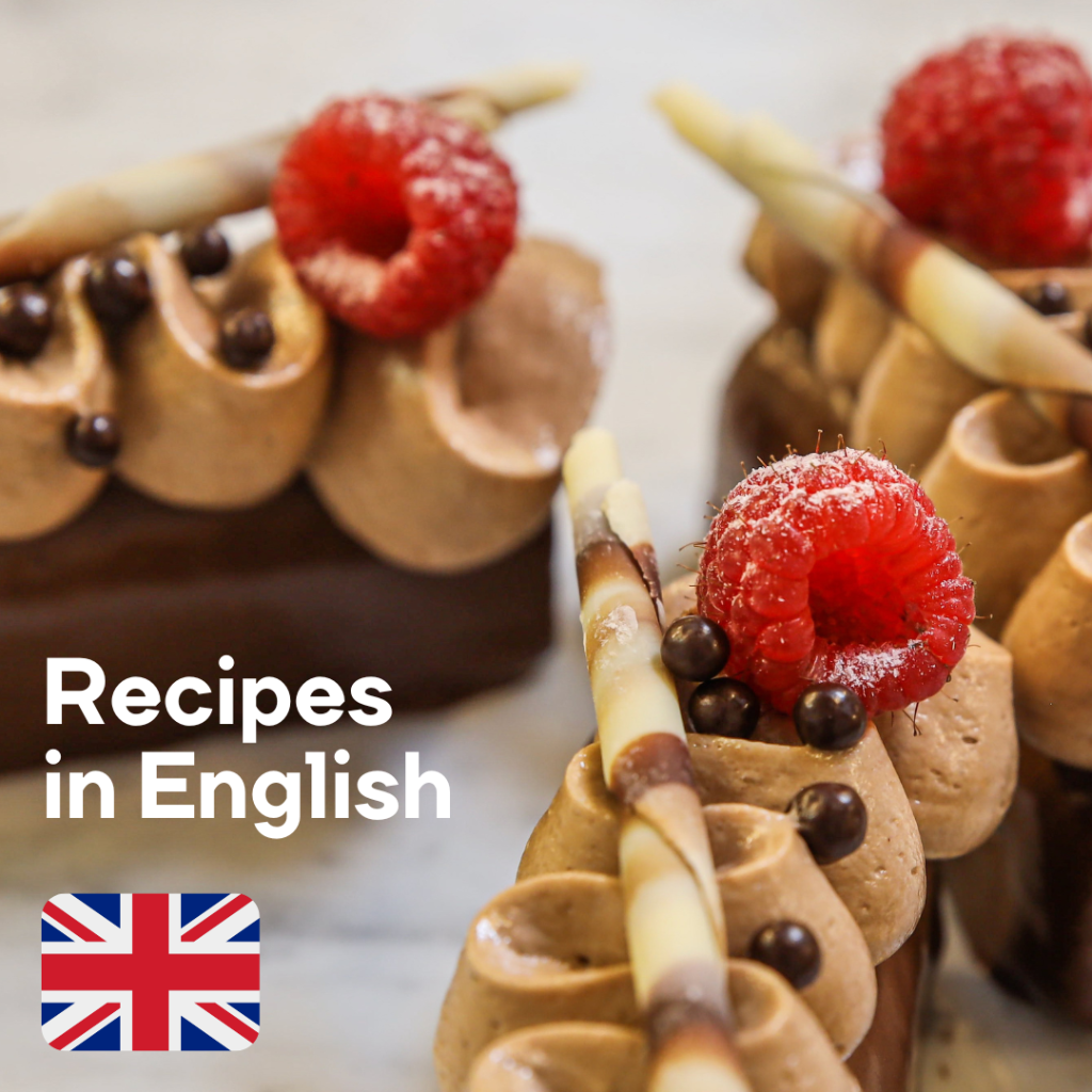Recipes in English