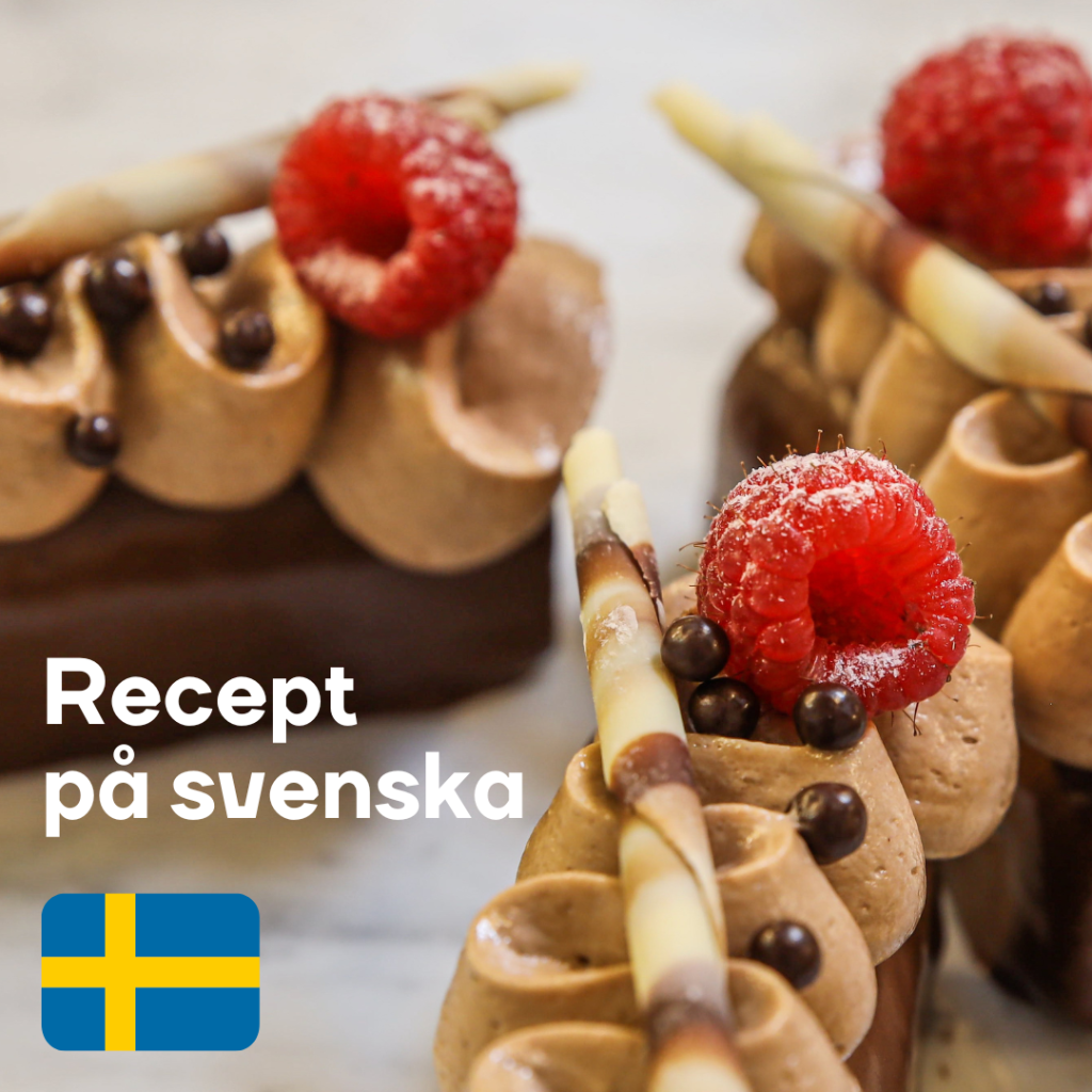 Recept p&aring; svenska