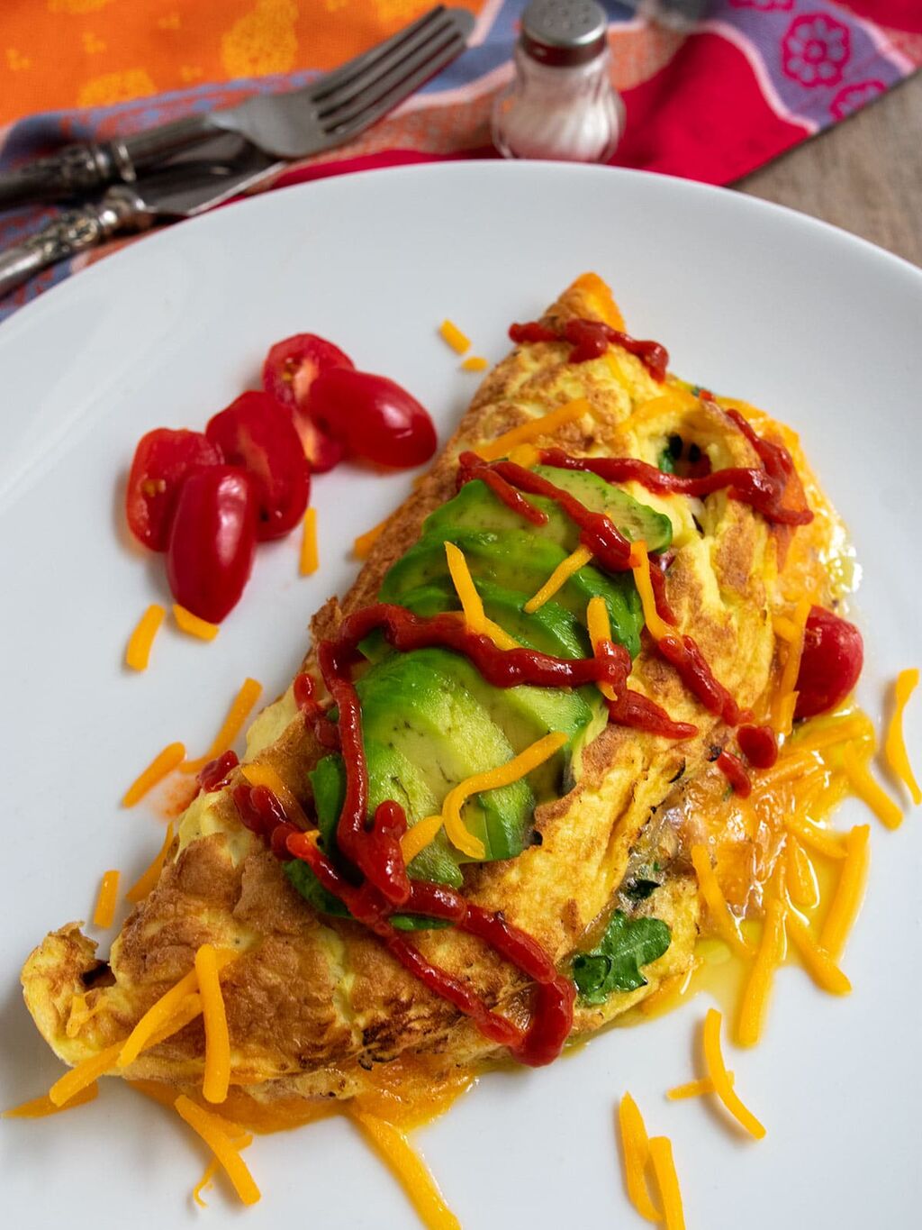 Fluffy Pancetta Omelette