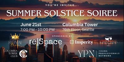 6.21.2024 Summer Solstice Soiree @ COLUMBIA TOWER CLUB 