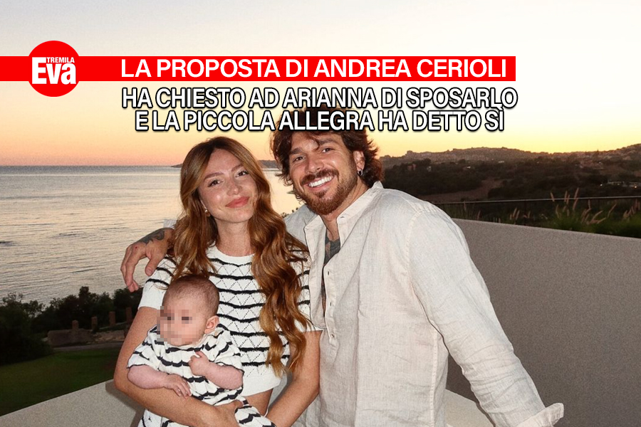 Andrea Cerioli ha chiesto la mano a Arianna Cirrincione