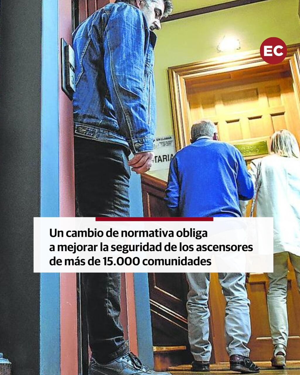 Un cambio de normativa obliga a mejorar la seguridad de los ascensores de m&aacute;s de 15.000 comunidades