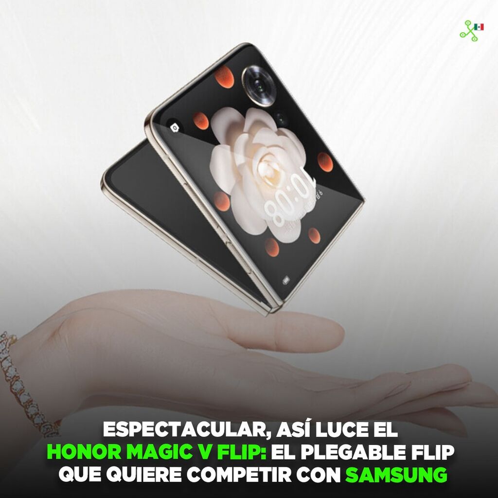 HONOR Magic V Flip: enorme pantalla externa y dise&ntilde;o elegante en su primer plegable flip que quiere hacer frente a Samsung