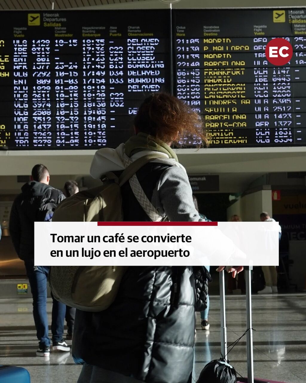 Tomar un caf&eacute; se convierte en un lujo en el aeropuerto