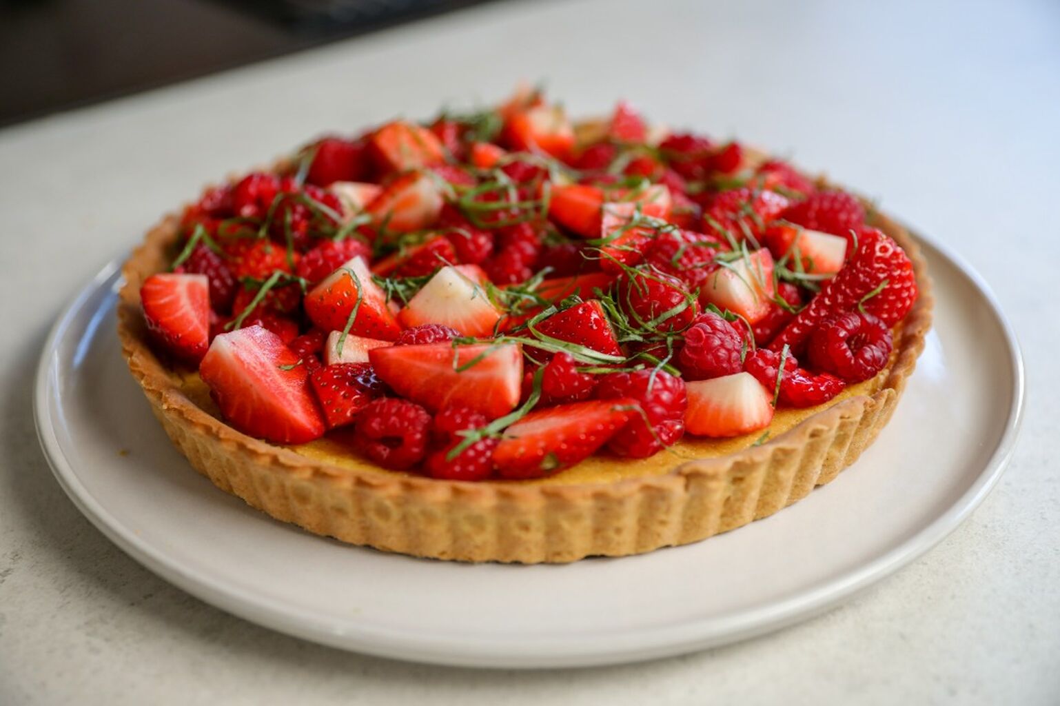 Summer Fruits Frangipane Tart by Joseph Denison Carey