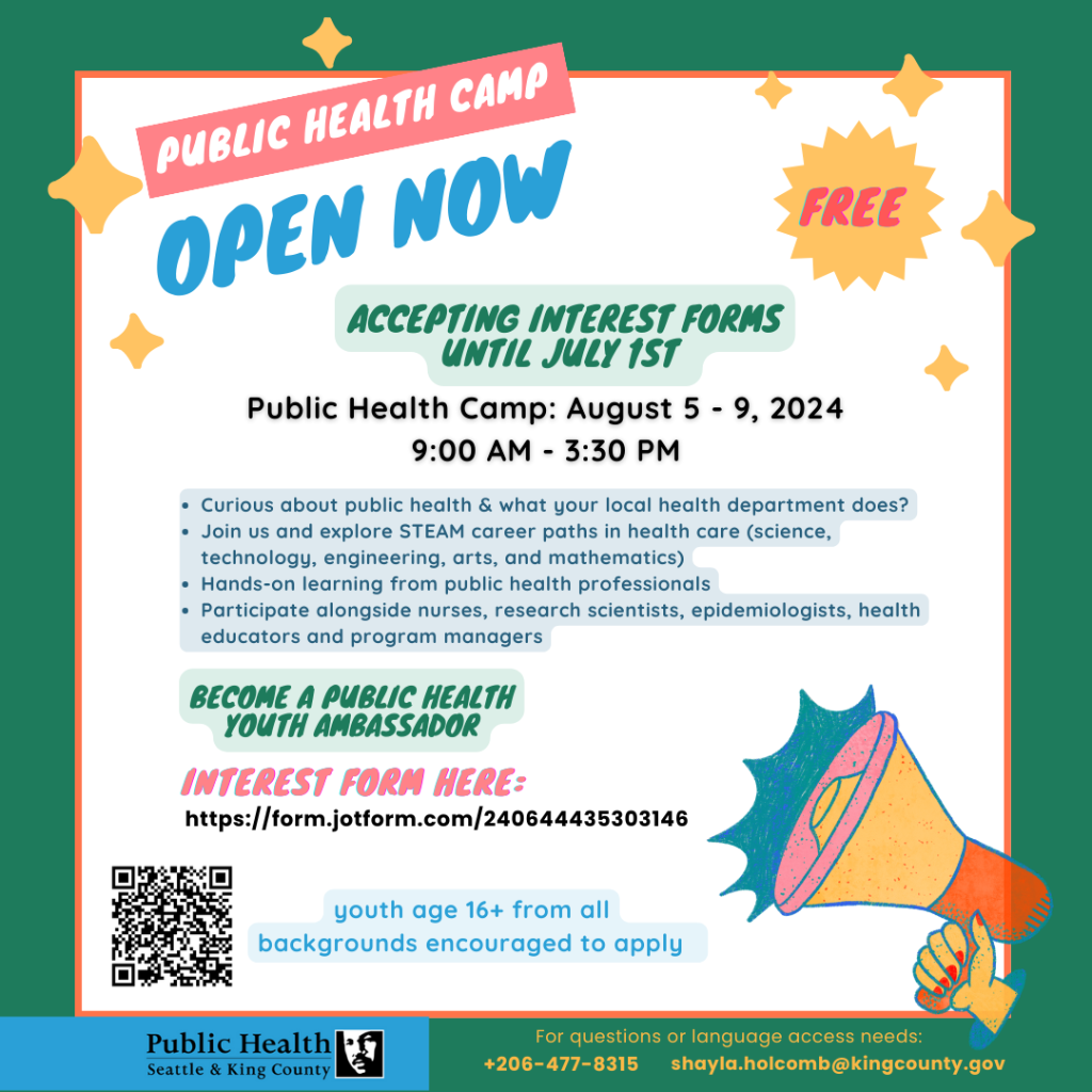 Youth Ambassador Public Health Camp