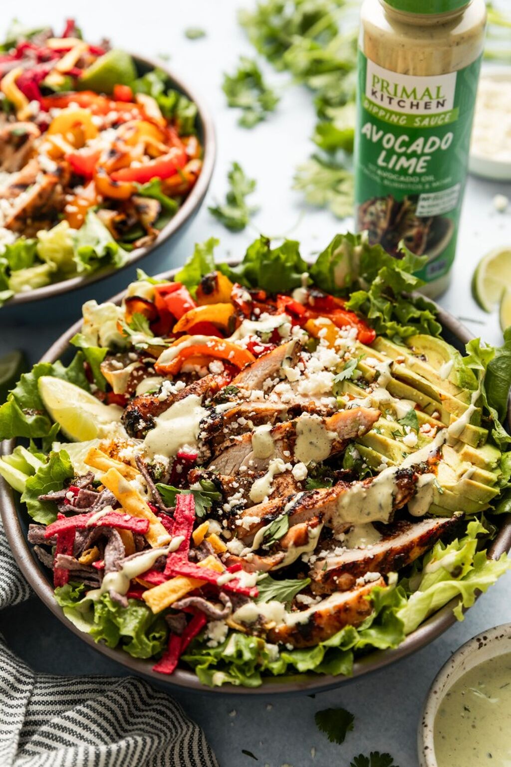 Chicken Fajita Salad Bowls