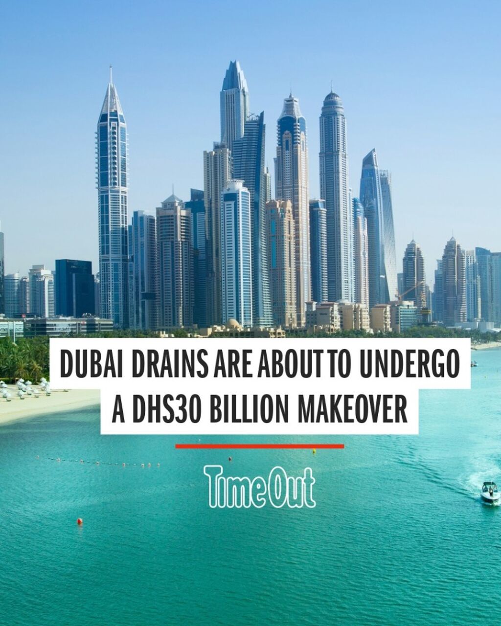 Dubai drains 