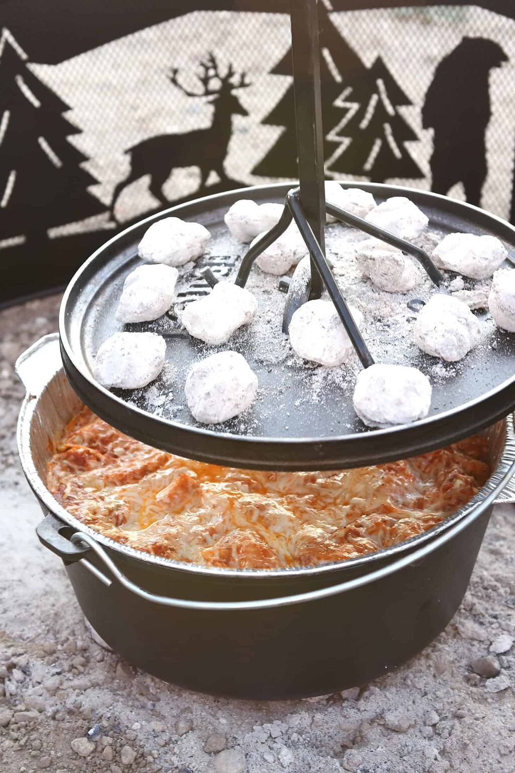 Dutch Oven Lasagna