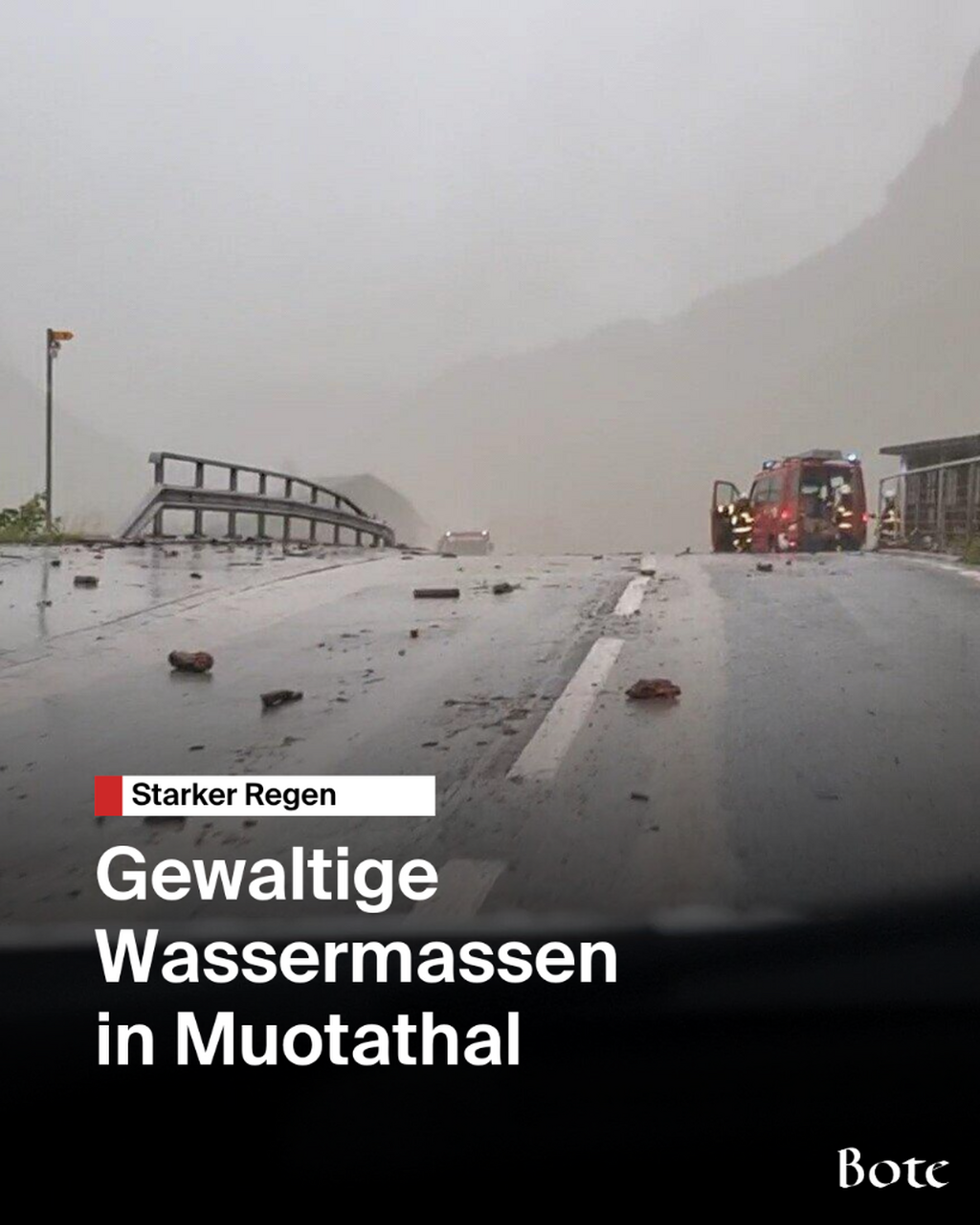 Starker Regen