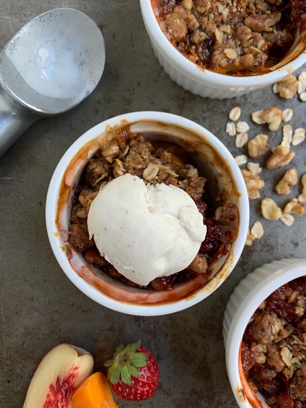 A Fruit Crisp Recipe for Crisp Summer Nights