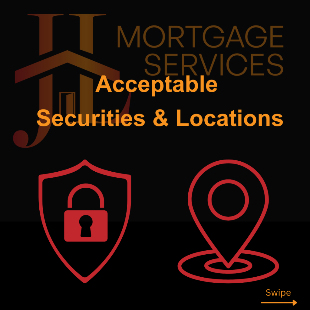 Acceptable Securities & Locations Fact Sheet