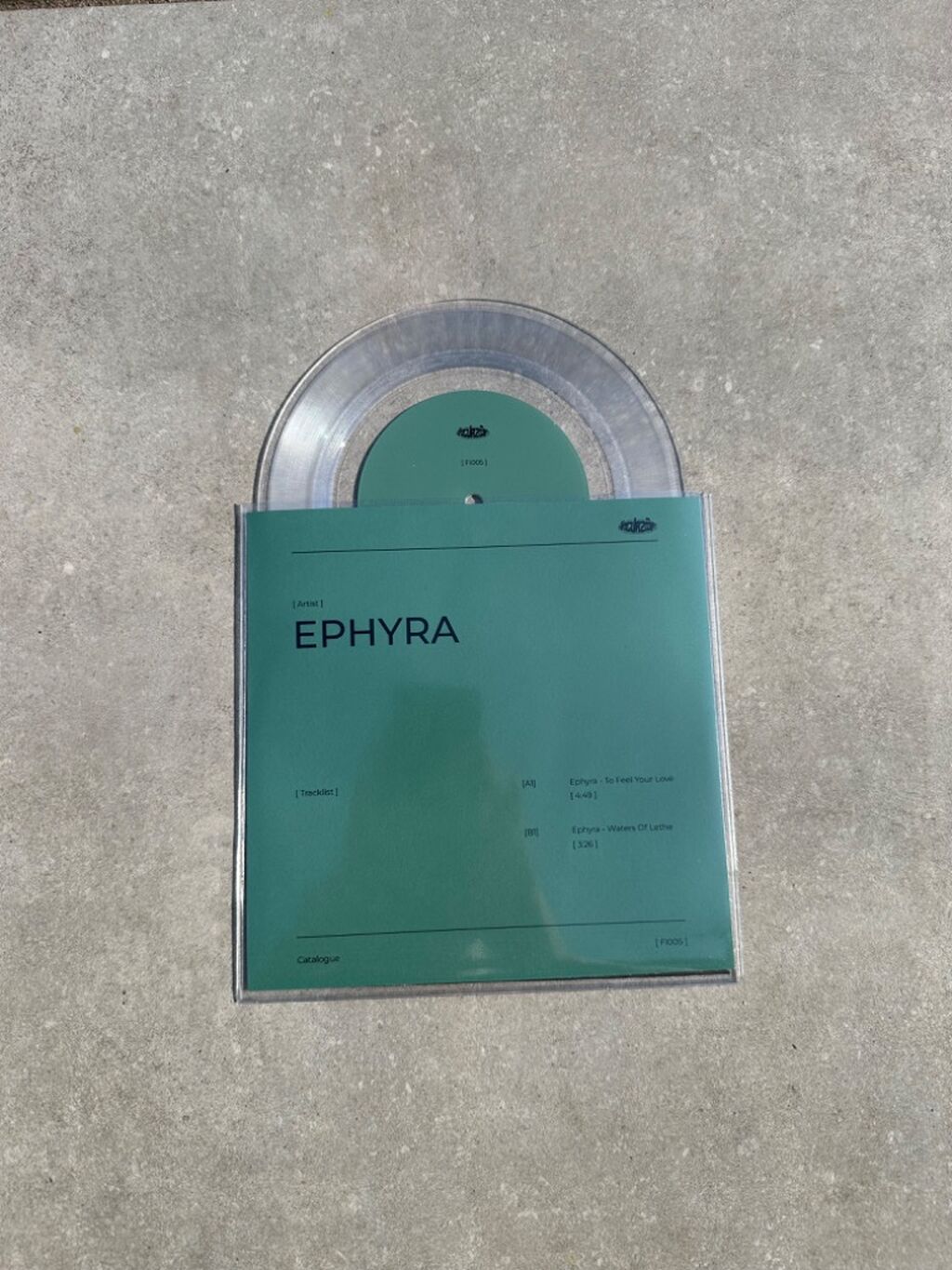 &lsquo;Ephyra For Incurzion&rsquo; 7&rdquo; Transparent Vinyl 