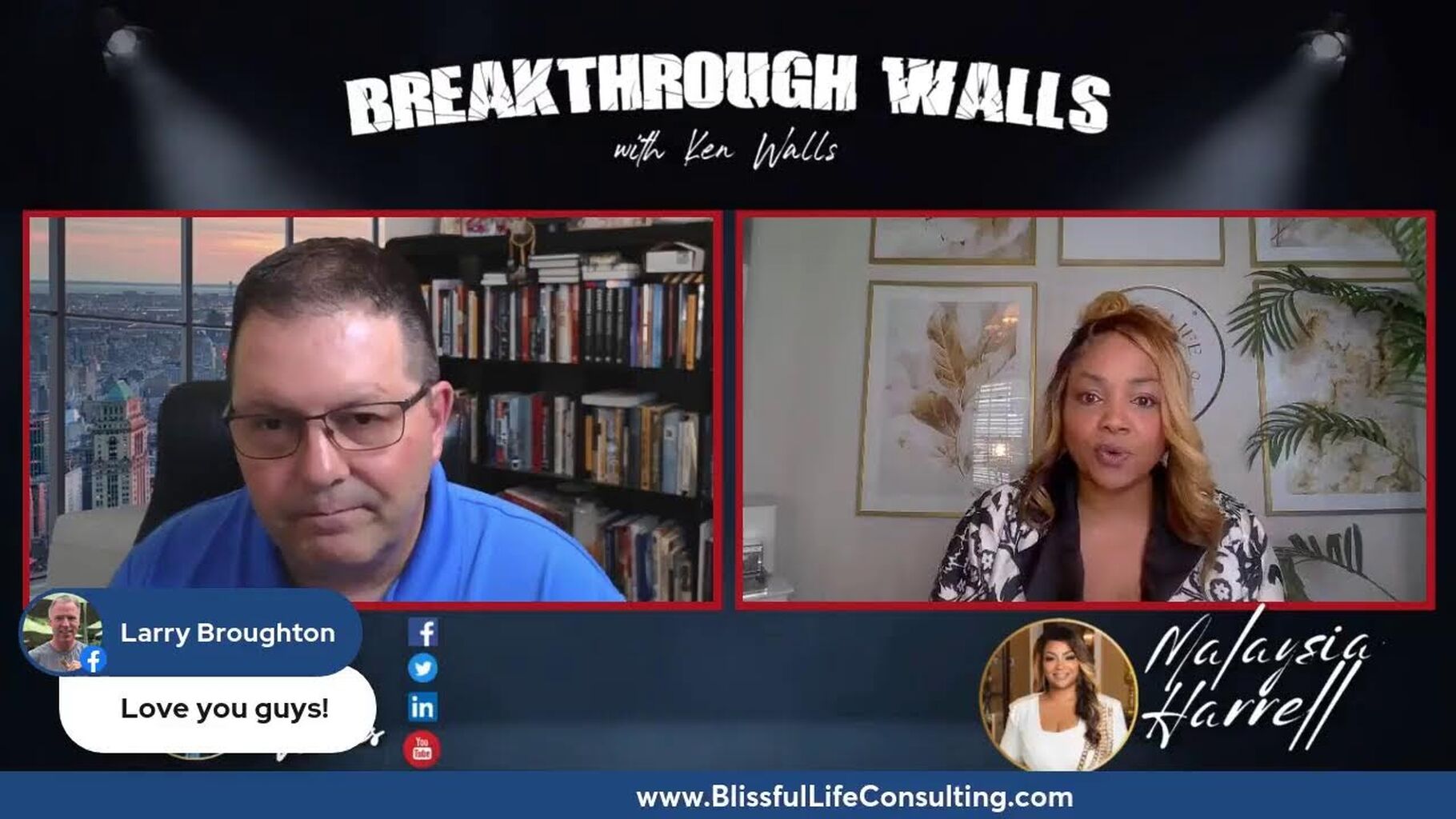 Breakthrough Walls Show Interview with Malaysia Harrell!