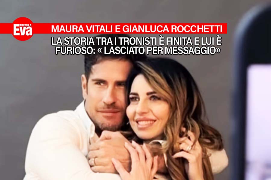 Maura Vitali e Gianluca Rocchetti stop, e lui si arrabbia!
