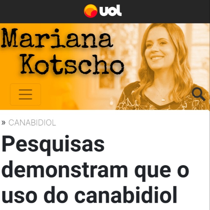 Entrevista para o site UOL:Pesquisas demonstram que o uso do canabidiol pode melhorar o sono e ajudar com a dor cr&ocirc;nica 