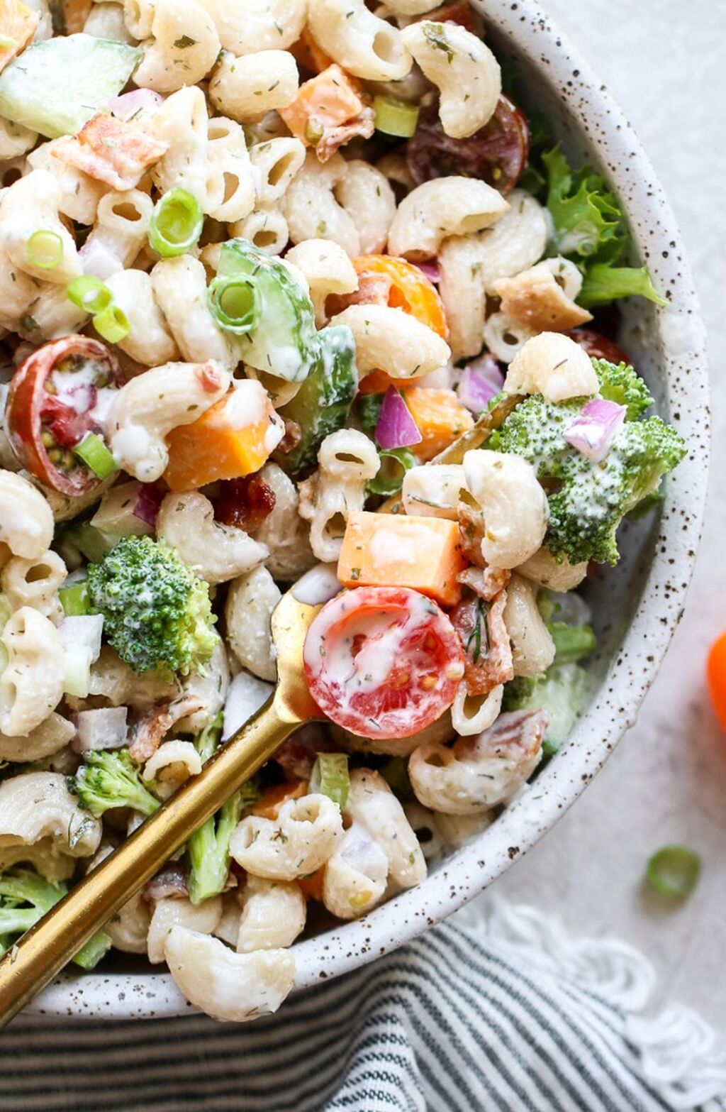 Creamy Ranch Pasta Salad