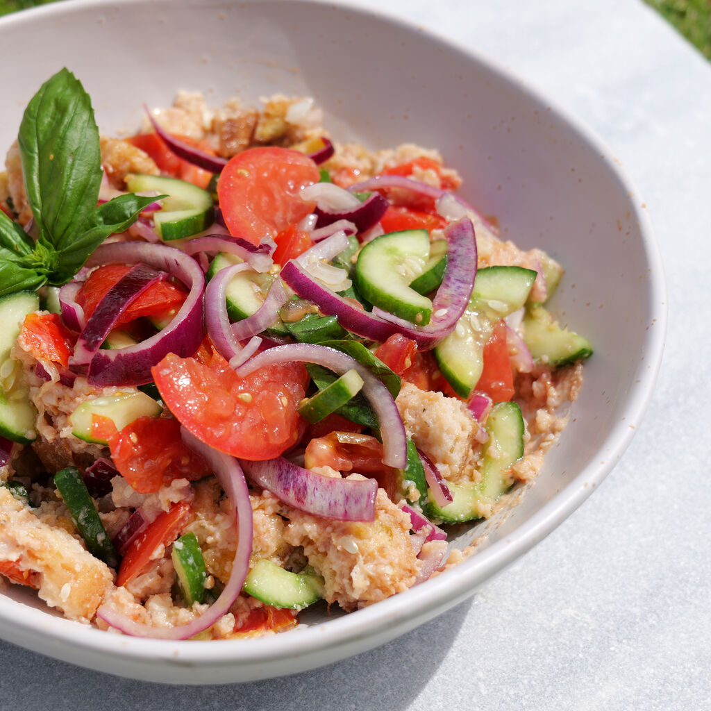 Easy Panzanella Salad