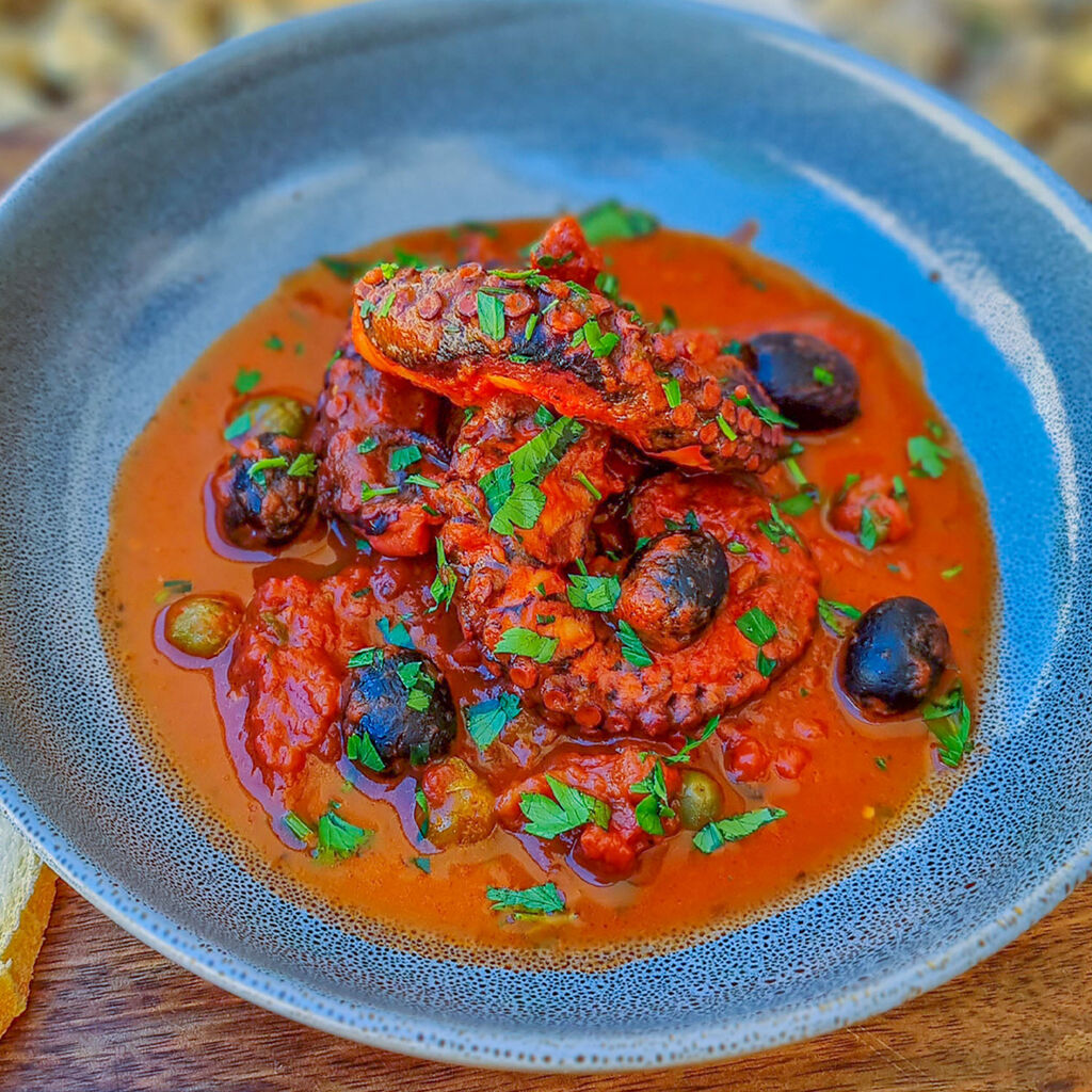 Polpo alla Luciana recipe