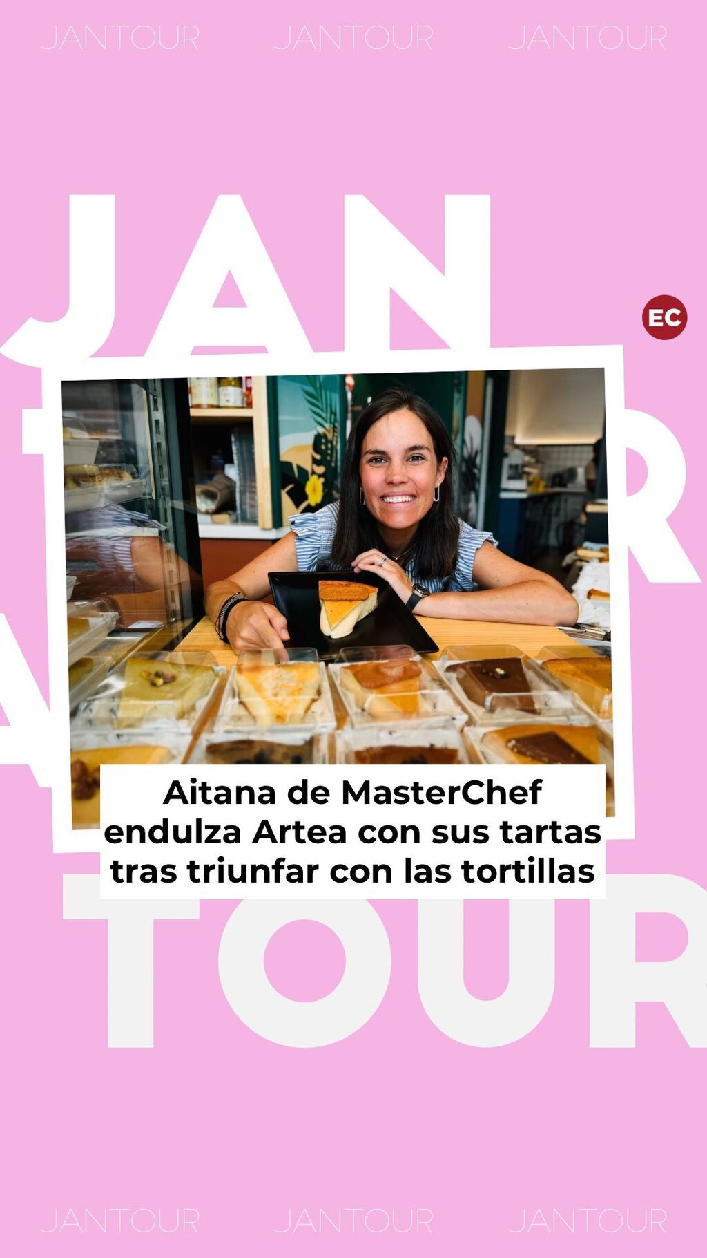 Aitana de 'MasterChef' muestra su lado m&aacute;s dulce en el Artea con sus tartas para &laquo;golosos&raquo;