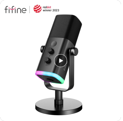 FIFINE AM08 - MICROFONE BARATO!