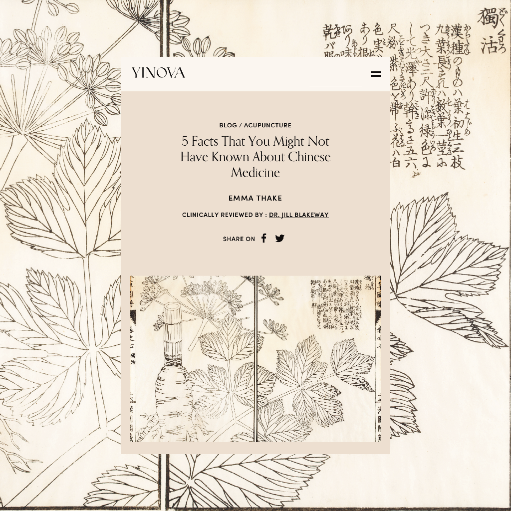 5 Facts You Might Not Kow About Chinese Medicine 