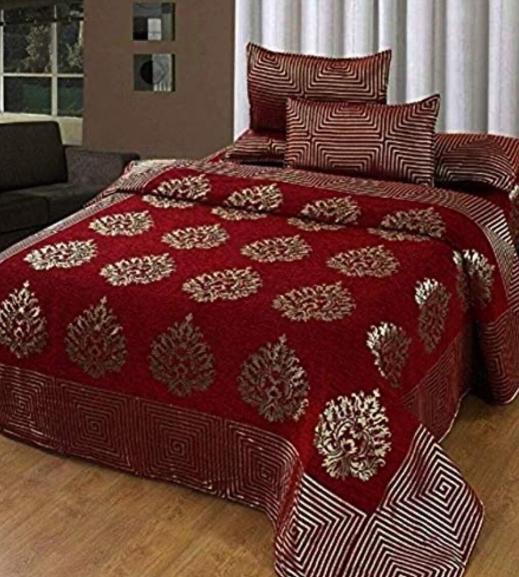 Velvet Double King Bedsheet