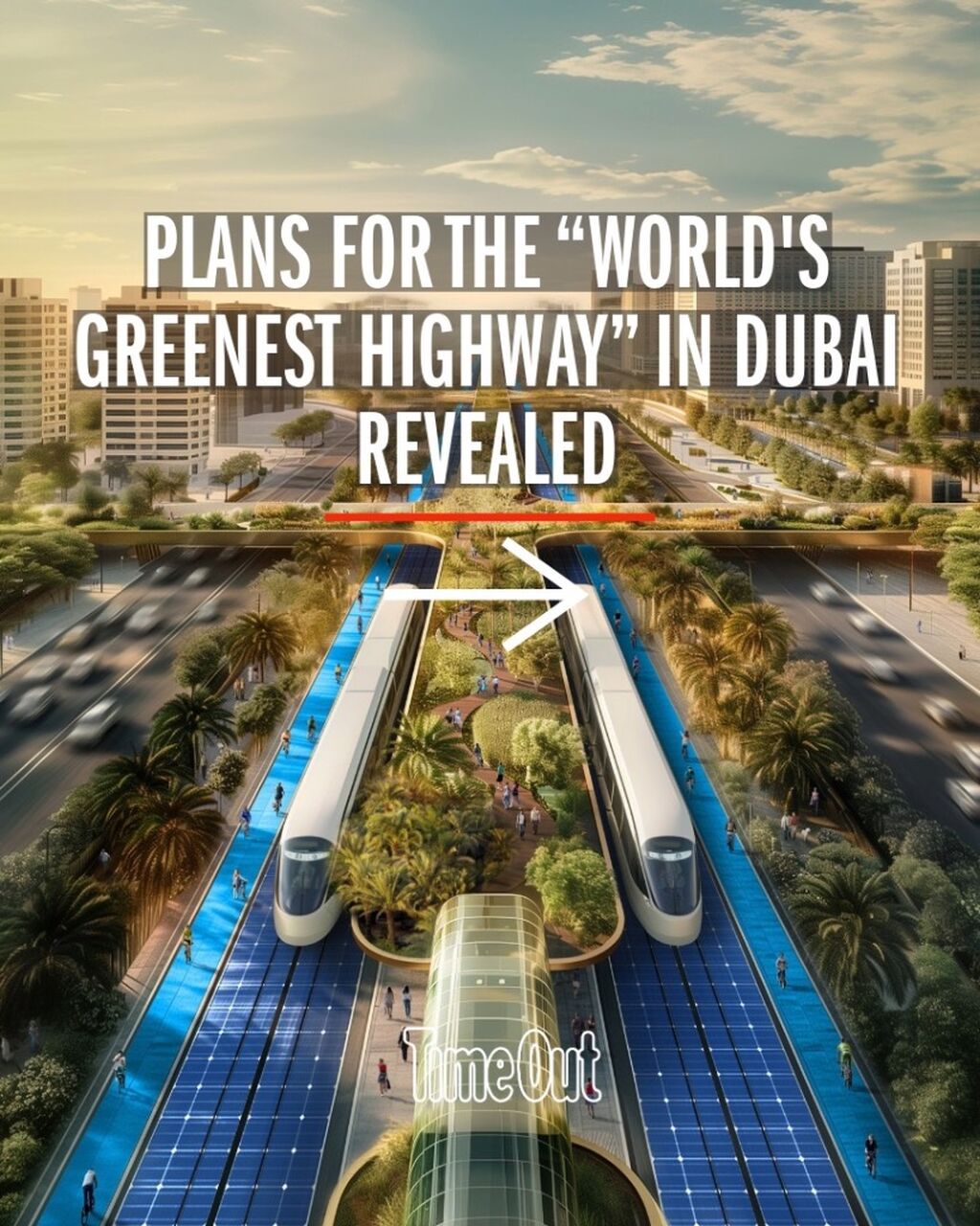 Dubai Green Spine 