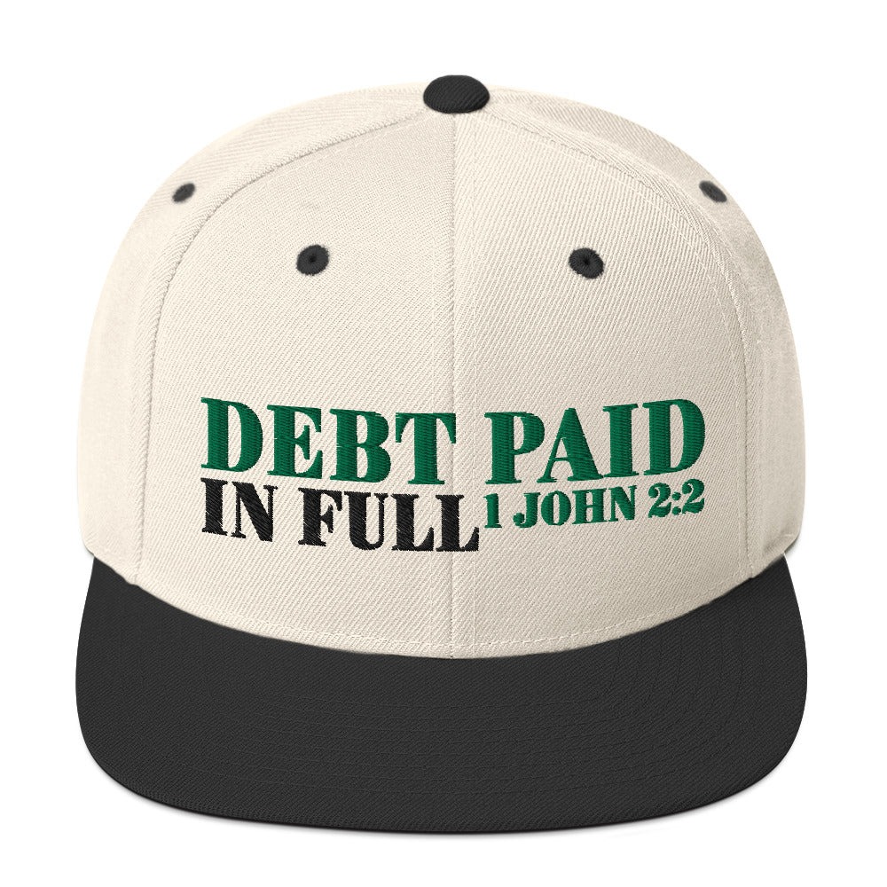 Debt Paid In Full Snapback Hat